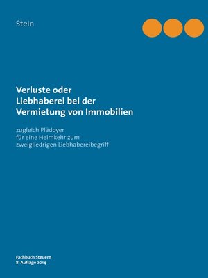 cover image of Verluste oder Liebhaberei bei der Vermietung von Immobilien